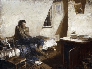 El viejo minero de Harvey T. Dunn