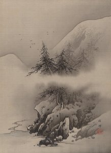 Paisaje nevado, ca. 1885-89 de Hashimoto Gaho