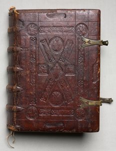 Libro de los Evangelios con Retratos de Evangelistas, c. 1480 de Hausbuch Master