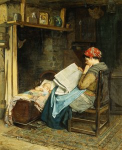 El periódico de la mañana, 1878 de Haynes King