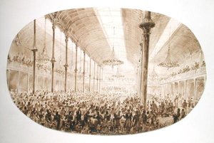 Un banquete, c.1865 de Hector Horeau