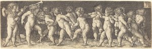 Niños bailando de Heinrich Aldegrever
