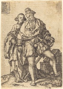 Pareja bailando, 1551 de Heinrich Aldegrever