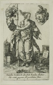 Diligencia, de las Virtudes de Heinrich Aldegrever