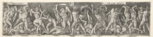 Aníbal luchando contra Escipión de Heinrich Aldegrever