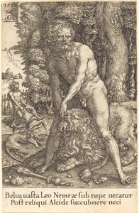 Hércules matando al león de Nemea