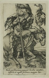 Ociosidad, de los Vicios de Heinrich Aldegrever
