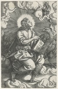 johannes Cuatro evangelistas (título de la serie) de Heinrich Aldegrever