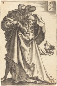 Grandes bailarines de boda, 1538 de Heinrich Aldegrever
