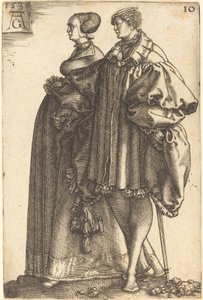 Grandes bailarines de boda, 1538 de Heinrich Aldegrever