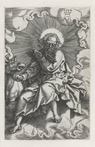 Lucas Cuatro evangelistas (título de la serie) de Heinrich Aldegrever