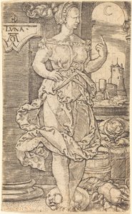 Luna de Heinrich Aldegrever