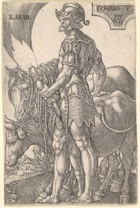 Marte, de Los siete planetas, 1533 de Heinrich Aldegrever