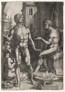 Mucius Saevola, 1530 de Heinrich Aldegrever