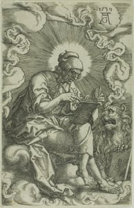 San Marcos, de Los Cuatro Evangelistas de Heinrich Aldegrever