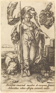 Templanza de Heinrich Aldegrever