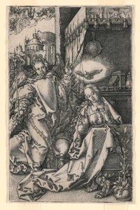 La Anunciación de Heinrich Aldegrever