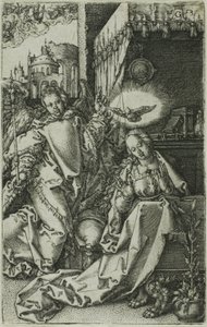 La Anunciación de Heinrich Aldegrever