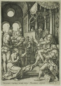 El juicio de Salomón de Heinrich Aldegrever
