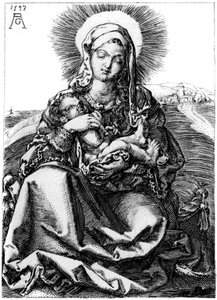 La Virgen, 1527 de Heinrich Aldegrever