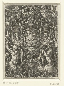 Decoración superficial con grutescos de Heinrich Aldegrever