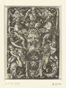 Decoración superficial con grutescos de Heinrich Aldegrever