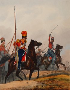 El Escuadrón de la Guardia de Vida Tártara de Crimea, años 1840 de Heinrich Ambros Eckert
