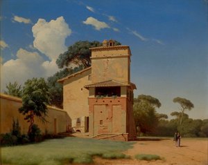 Danés: Casa del Portinaio i Villa Borgheses tienen. Casa del Portinaio en los jardines de Villa Borghese.