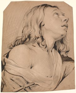 La Magdalena penitente, retrato hacia la derecha de Heinrich Dittmers