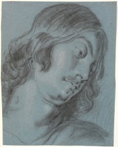 Cabeza de hombre joven, inclinada hacia la derecha de Heinrich Dittmers