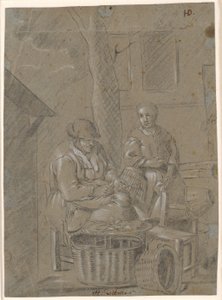 Dos mujeres con tareas domésticas de Heinrich Dittmers