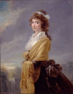 Retrato de la condesa Elisabeth von Thun-Hohenstein 1764-1806, 1787