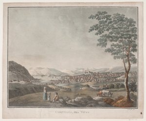Christiania, desde Tøyen de Heinrich Grosch