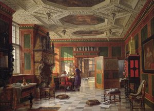 Interior del Palacio de Rosenburg, Copenhague