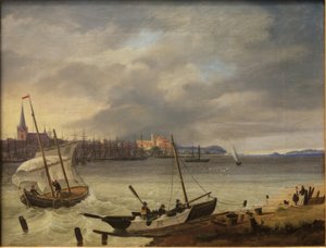 Kiel y el Fiordo de Kiel de Heinrich Hintze