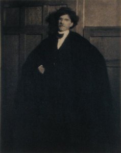 Retrato de Alfred Stieglitz (1864-1946) de Heinrich Kuhn