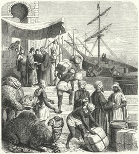 Comerciantes árabes de Heinrich Leutemann