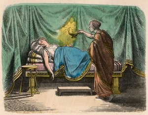 Grecia en la época de las Repúblicas: Cama de Heinrich Leutemann