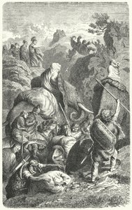 El cruce de los Alpes por Aníbal, 218 a.C. de Heinrich Leutemann