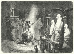 Pitia, Suma Sacerdotisa del Templo de Apolo en Delfos