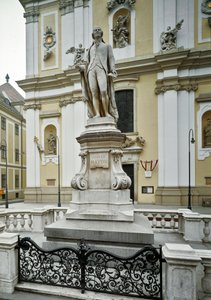 Monumento en homenaje al compositor austríaco Franz Joseph Haydn (1732-1809) realizado por Heinrich Nitter (1844-1892) 1887. Viena, Austria de Heinrich Natter