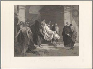 Los mártires cristianos son llevados
Christliche Maertyrer de Heinrich Nuesser