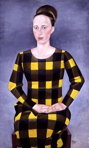 Ingeborg Stegeman, de soltera Krause, la esposa del artista, 1925