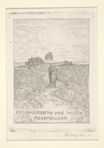ex libris de Heinrich Vogeler