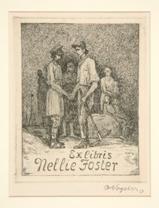 ex libris de Heinrich Vogeler