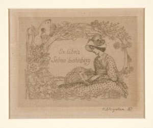 ex libris de Heinrich Vogeler