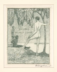 ex libris de Heinrich Vogeler