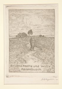 ex libris de Heinrich Vogeler