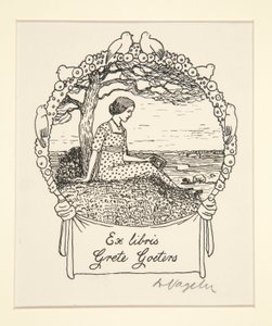 ex libris de Heinrich Vogeler