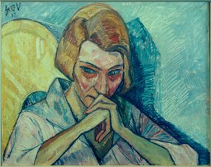 Retrato de Ilse Hahn-Stoermer de Heinrich Vogeler